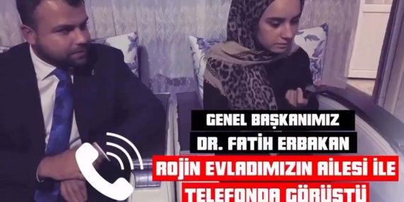 Yeniden Refah Partisi Genel Başkanı Dr. Fatih Erbakan’dan Taziye Telefonu
